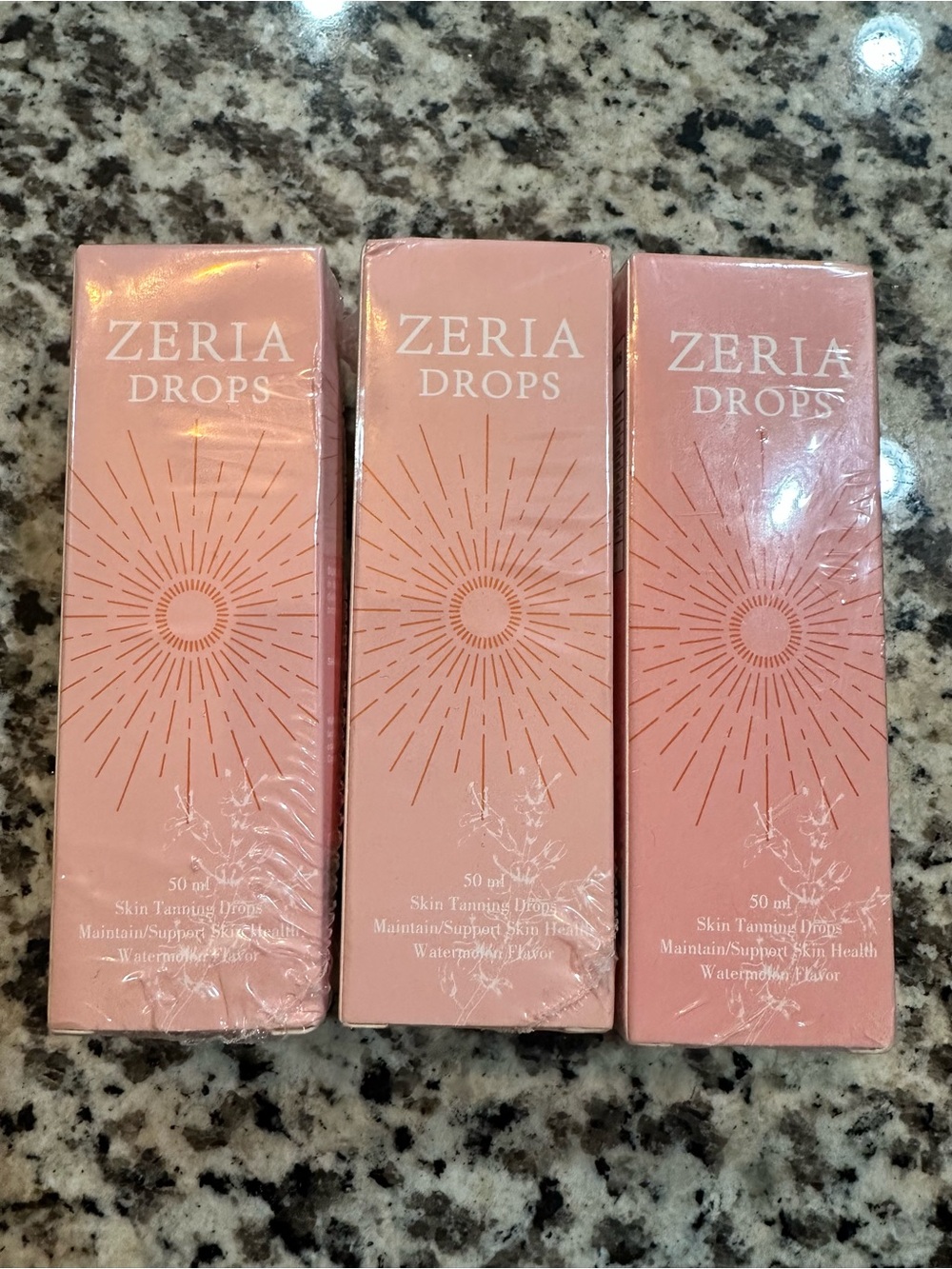 Zeria skin tanning drops